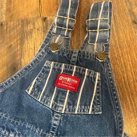 Vintage OSHKOSH B’GOSH
4T Vestbak Striped Bandana Pocket Overalls USA, cotton - Picture 3 of 9